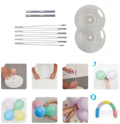 Ilmapallokaaren valmistamisene runko 3 m - 3