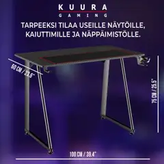 Kuura Gaming pelipöytä - 6