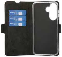 Wave Book Case, Samsung Galaxy A27 5G, Musta - 3