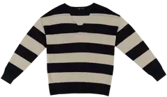 House naisten neulepusero 213H342501 - black /whitecap gray - 1