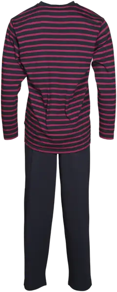 RATIA miesten pyjama - t. sininen/viininpunainen - 2