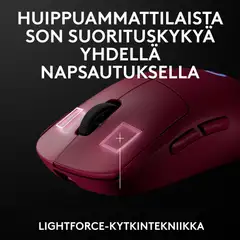 Logitech Pro 2 lightspeed pelihiiri magenta - 6