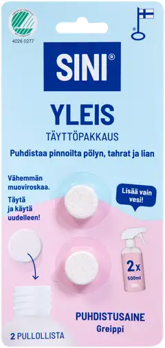 Sini Yleisp täyttöpakkaus 2 kpl - 1