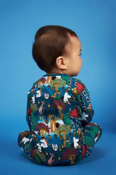 Martinex Muumi vauvojen pyjama Pidot 588610 - SININEN - 4