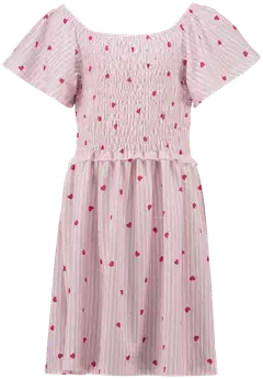 Hailys lasten mekko Al44ma - pink stripe/red heart - 1