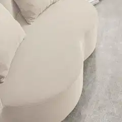 SoBuy sohvasänky beige FST101-MI - 5