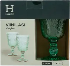 House viinilasi Diana 30 cl 2 kpl vihreä - 3
