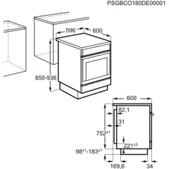 Electrolux Induktio lattialiesi LKI66440NW 60cm valkoinen - 6