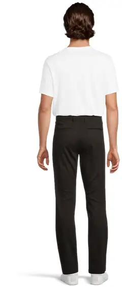 WKLY. miesten kangashousut slim fit 202W382527 - Dark brown - 3