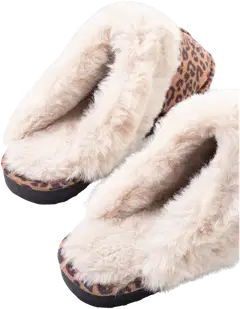 TEX naisten leoparditohvelit I289262 - BROWN - 4