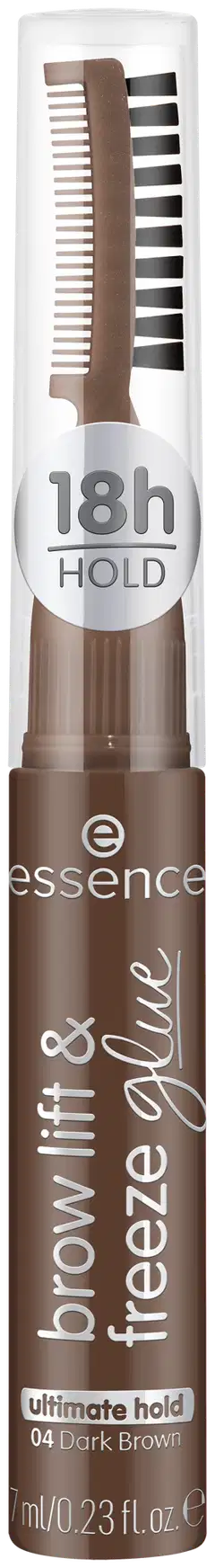 essence brow lift & freeze glue 04 Dark Brown 7 ml - Dark Brown - 1