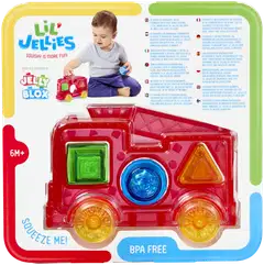 Jelly Blox Lil' Jellies Jelly Fire Truck -vauvalelu - 9