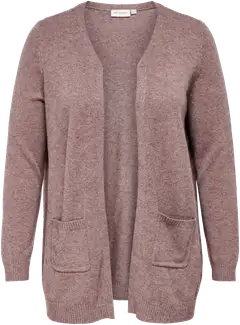 ONLY CARMAKOMA naisten neuletakki Caresly - Rose Brown - 1