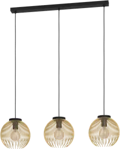 EGLO Riippuvalaisin 3-os  Venezuela 3x40W 93,5x23,5cm kulta/musta - 1