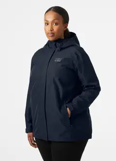 Helly Hansen naisten PLUS mittainen kuoritakki W Seven J 53947 - Navy - 9