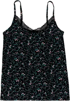 TEX naisten pyjamatoppi I993709 - BLACK 1 - 1