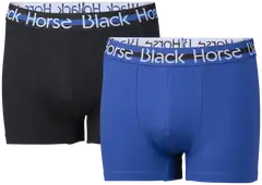 Black Horse lasten bokserit 2-pack J039 - Blue and Black - 1