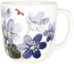 Kultakeramiikka muki Sinivuokko 3 dl - 1