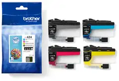 Brother mustepatruuna LC424VAL BK/C/M/Y - 3