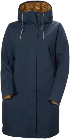 Helly Hansen naisten kevytvanu parkatakki Hvaler Ins Raincoat 54487 - Navy - 1