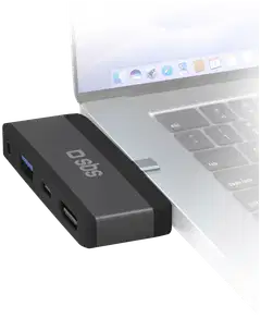 SBS 4-in-1 USB‑C-adapteri puhelimelle ja kannettavalle - 1