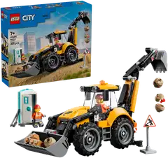 LEGO® City Great Vehicles 60480 Keltainen traktorikaivuri - 1