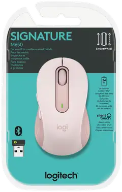 Logitech langaton hiiri Signature M650 Rose - 6