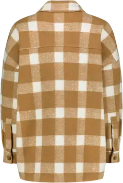 WKLY. naisten takki 225W342407 - Beige Check - 2