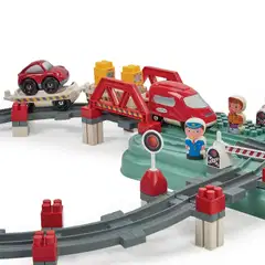 Ecoiffier - Abrick - Taajamajunarata -leikkisetti - 8