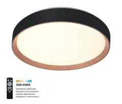 FocusLight Primus kattovalaisin halk:39cm, 36W, Musta, sis.kaukosäädin, koukkukiinnitys ja sisältää pistotulpan, IP20 - 3