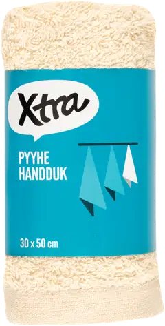 Xtra vieraspyyhe Anna 30x50cm - Beige - 2