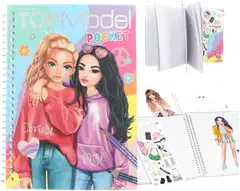 TOPModel taskuvärityskirja, Miju & Christy - 2