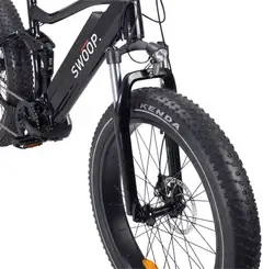 Swoop sähköfatbike Ranger 26" 7-vaihdetta musta - 5