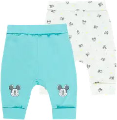 TEX BABY vauvojen trikoohousut  Mikki 2-pack - turquoise - 1