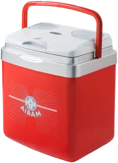 Airam kylmälaukku ECO26 Klassikko 12V/230V punainen - 1