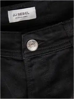 JJ Rebel miesten farkut Jrebluke - black denim - 3