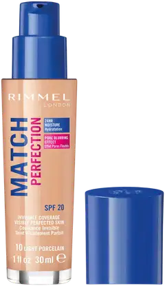 Rimmel 30ml Match Perfection Foundation SPF 20 Light Porcelain meikkivoide - 2