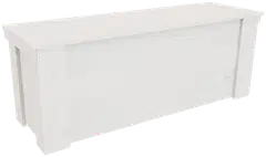 Piha-arkku, valkoinen, 40x45x120cm - 1