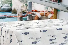 Dolce Vita pöytäliina PVC Marini Fish 140x240cm 4024/01 - 2