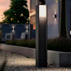 Philips Hue Turaco -pylväsvalaisin 8.1W 1000-20000K 1100LM anthracite säädettävä lämpimästä viileään - 5