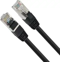 Wave S/FTP CAT6a Ethernet parikaapeli, 3m, Musta - 2