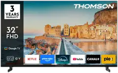 Thomson 32" Full HD Google TV 32FG2S15C mukana 12V virta-adapteri - 1