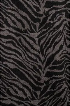 House naisten toppi zebra-kuosi 213HP40265, D-mitoitus - Black&Grey AOP - 3