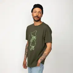 Miesten Moomin Alvi t-paita Vaeltaja - Green - 2