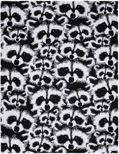 Finlayson neulostorkkupeitto Pesue 125x150cm musta/valkoinen - 2