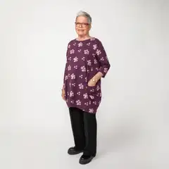 Muumi naisten tunika Ira Kaipaus 592239 - luumu - 4
