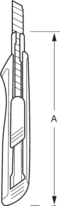 Bahco katkoteräveitsi 9 mm KB09-01 - 3