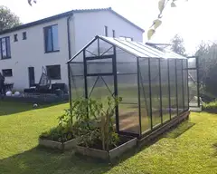 Ecoslider kasvihuone Lux 2.0 X 4.1 - 6