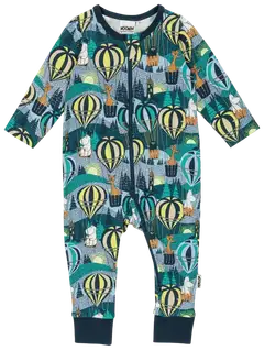 Muumi vauvojen pyjama Aamulento 591105 - SININEN - 1