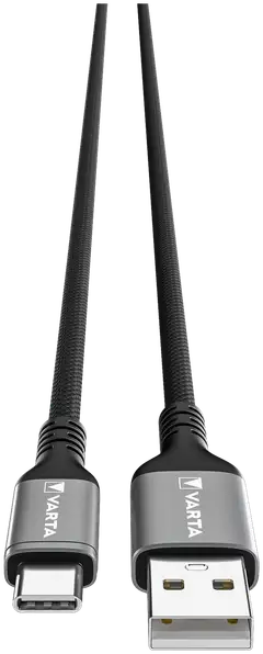 Varta USB-A–USB-C-kaapeli 2m musta - 4